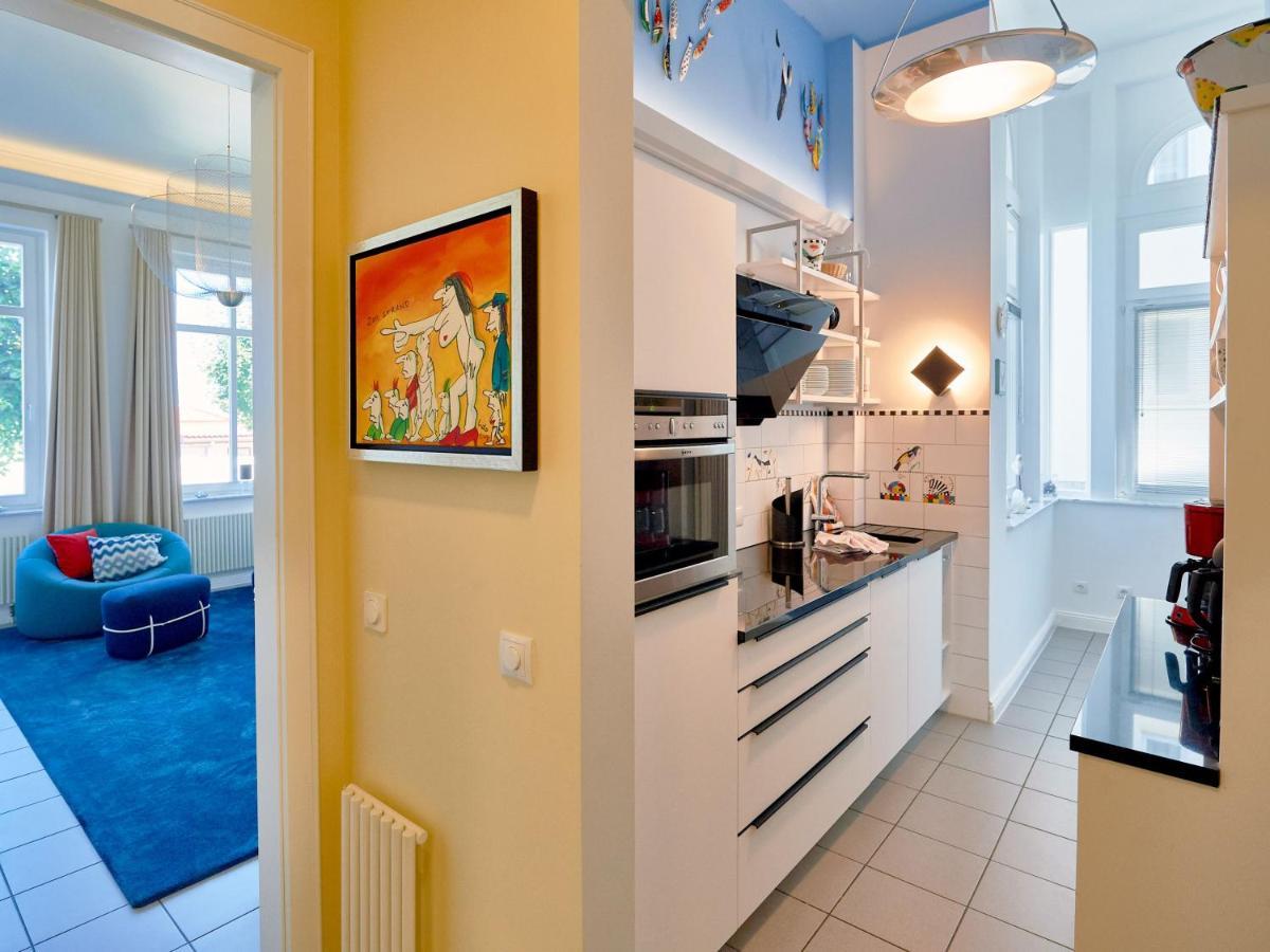 Villa Strandeck F 662 WG 1 mit Meerblick, Terrasse, Wintergarten Ostseebad Ostseebad Binz Exterior foto